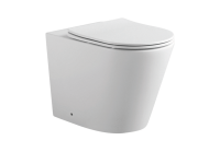 Унитаз напольный приставной безободковый Aquatek ВЕГА 560*360*410 с сиденьем Soft Close