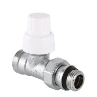 Клапан радиаторный Valtec прямой с дополнительным уплотнением 1/2 x 3/4" («евроконус»)