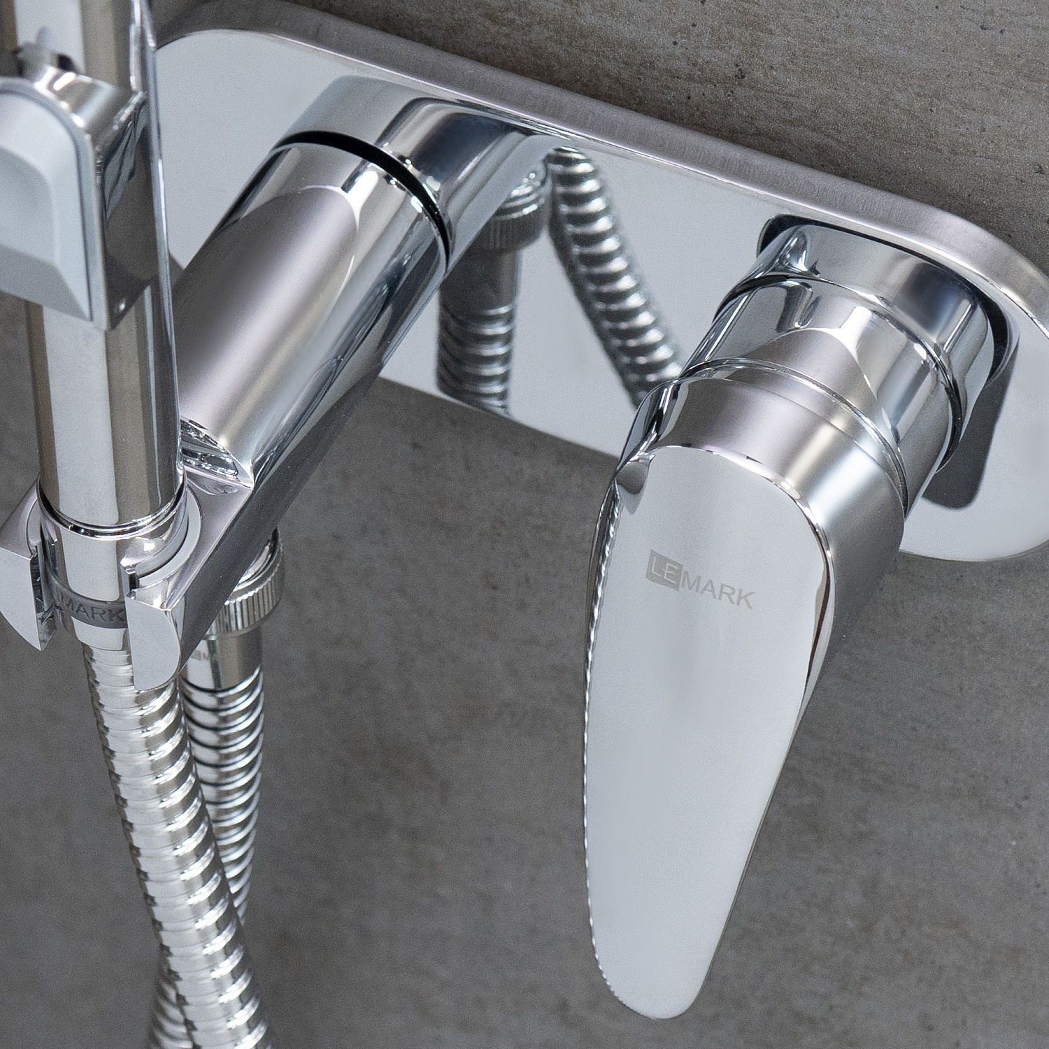 Смеситель Lemark Linara LM0419C с гигиеническим душем встраиваемый