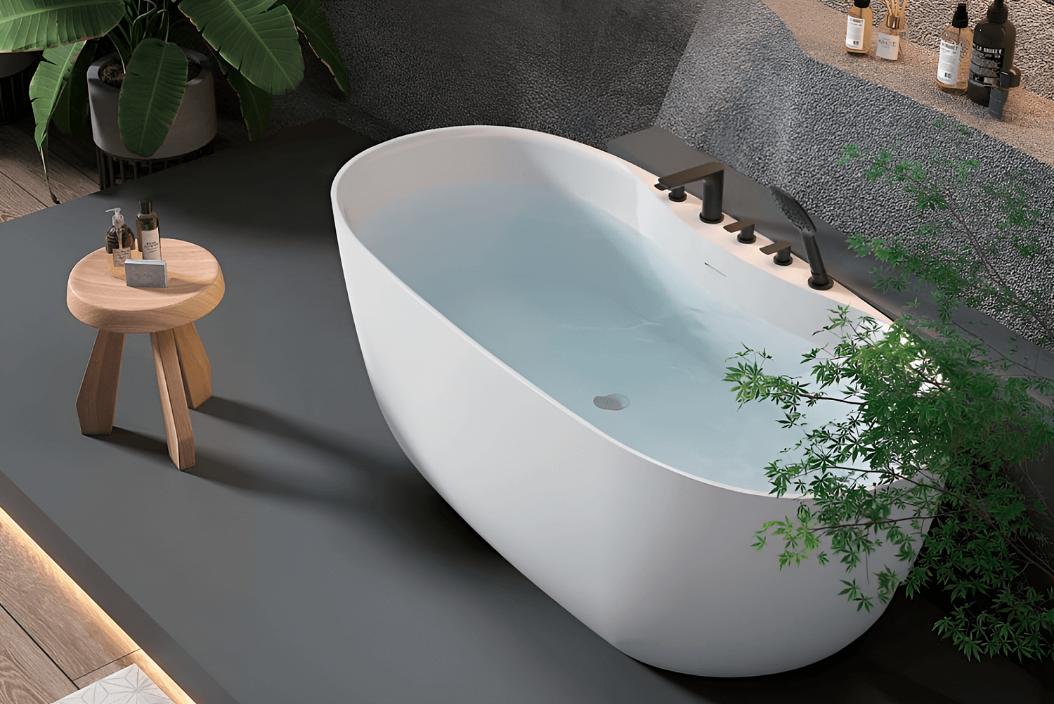 Ванна отдельностоящая Aquatek АПОЛО, 170х78х60 см