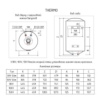 Водонагреватель накопительный Thermex Thermo 150 V