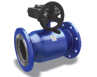 Кран шаровой LD КШЦФР Energy из стали 12Х18Н10Т Ду125 Ру2,5 (полн) с редуктором