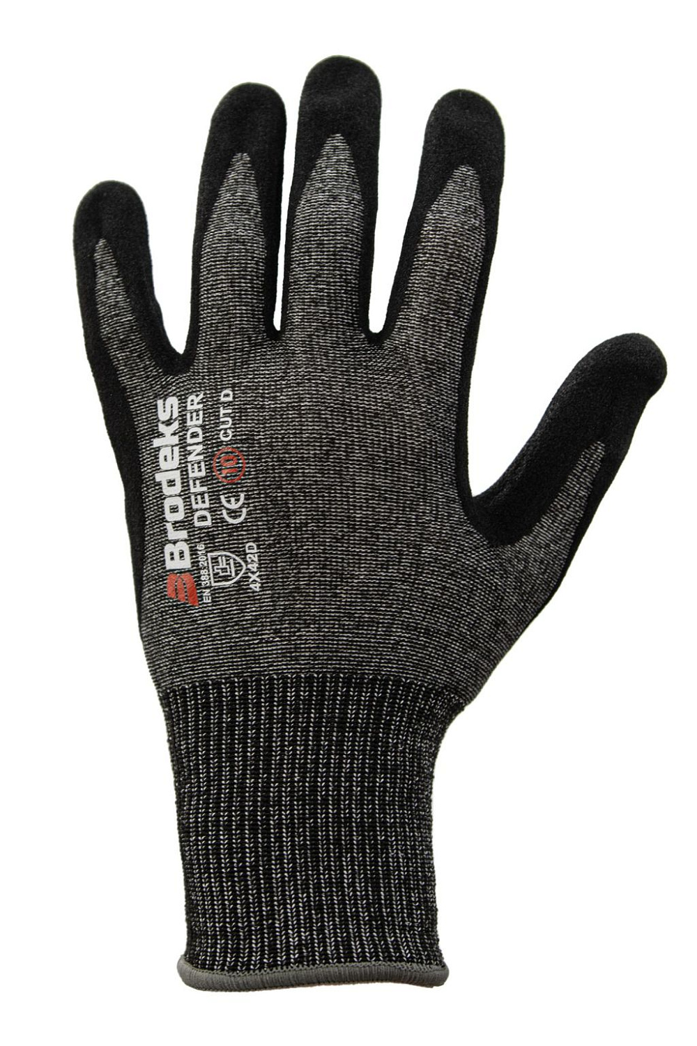 Перчатки рабочие Brodeks GC-21 серый/черный