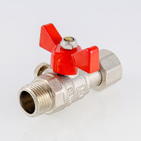 Кран шаровой Valtec для подключения манометра 1/2" x 1/2"