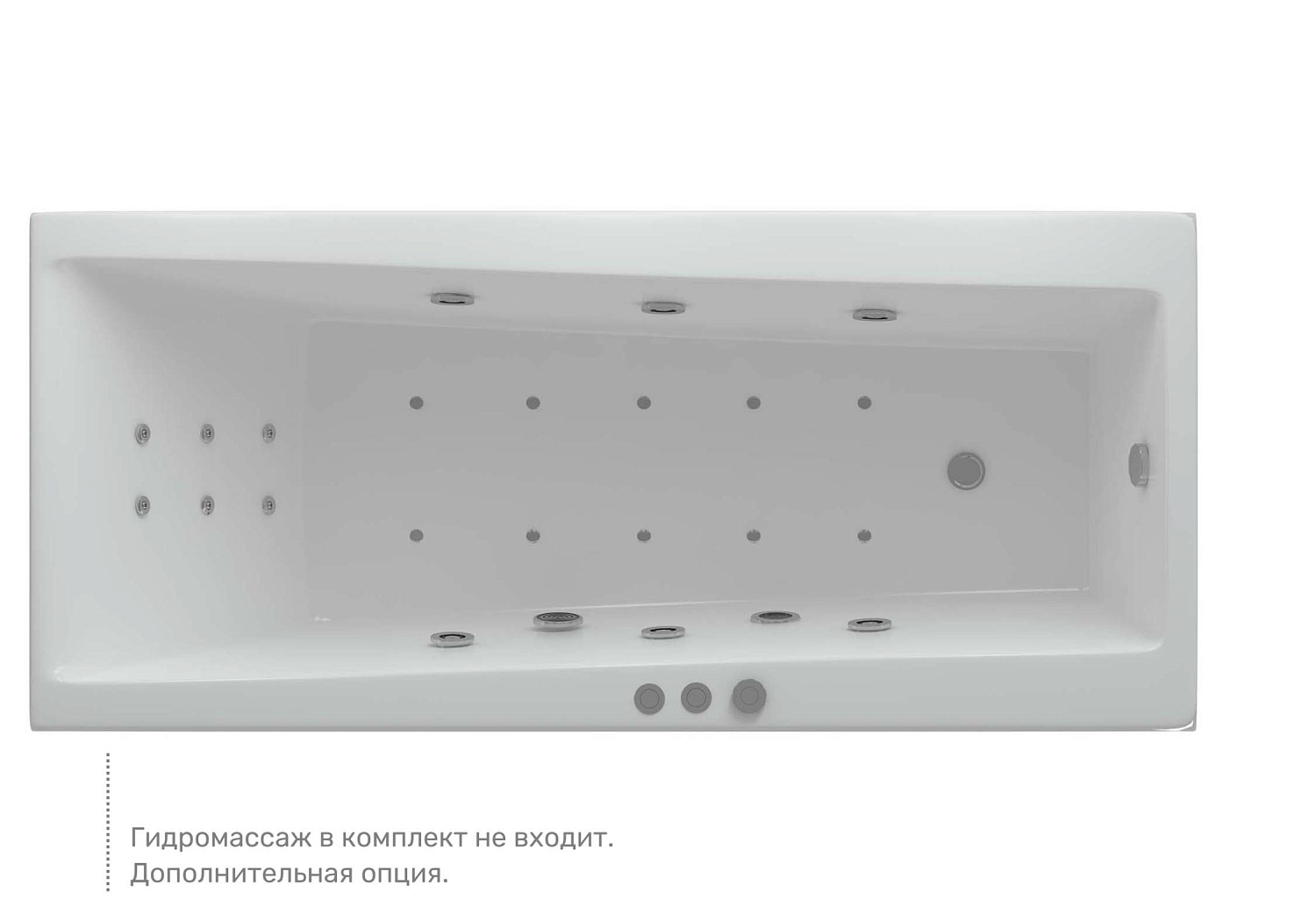 Акриловая прямоугольная ванна Aquatek Либра New 70 с фронтальным экраном (слив справа), без гидромассажа, сборно-разборный сварной каркас 170 см