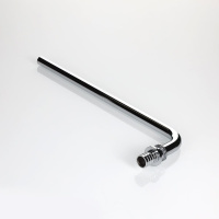 Угольник радиаторный Valtec с хромированной латунной трубкой с плавным поворотом короткий 20 (2,8) х 15 мм, 30 см