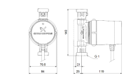 Циркуляционный насос Grundfos Comfort 15-14 BX PM