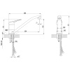 Смеситель Lemark Omega LM3104C для кухни