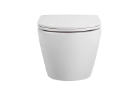 Унитаз подвесной безободковый Aquatek ЕВРОПА 490*360*320 с легкосъемным сиденьем Soft Close