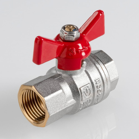 Кран шаровой Valtec ГОСТ с ручкой-бабочкой и внутренней резьбой