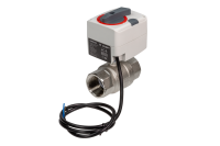 Кран шаровой двухпозиционный Ridan AMZ-113R DN 25 PN 40, Kvs 60 м3/ч, Тmax = 110 °С, Rp 1", с внутренней резьбой, корпус-латунь