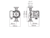 Циркуляционный насос Pampman STAR32/6A с частотным регулированием скорости вращения