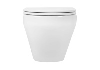 Унитаз подвесной безободковый Aquatek ЛЕЯ 490*360*320 с сиденьем Soft Close смыв торнадо