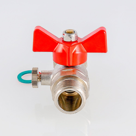 Кран шаровой Valtec для подключения манометра 1/2" х 3/8"