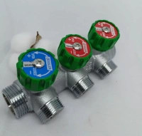 Коллектор ZEISSLER регулирующий под Евроконус 1*3/4 евроконус 3 вых