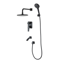 Смеситель Lemark Bronx LM3722BL для ванны и душа встраиваемый