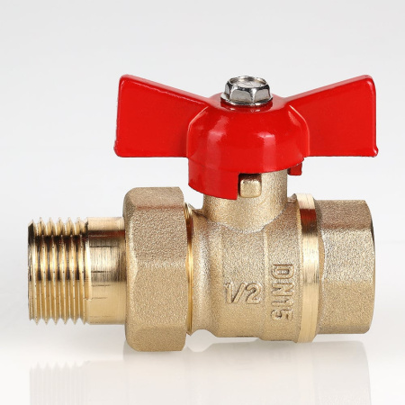 Кран шаровой Valtec Стандарт без покрытия с полусгоном 1/2"