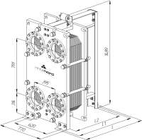 Разборный теплообменник WhiteNord FTh