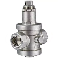 Редуктор давления TIM под манометр никелированный Ду 25 (1")