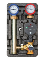 Насосная группа быстрого монтажа Tim с трехходовым смесительным клапаном без насоса ZEISSLER