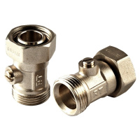 Клапаны запорные Royal Thermo нижнего подключения прямые раздельные 3/4х3/4ЕК