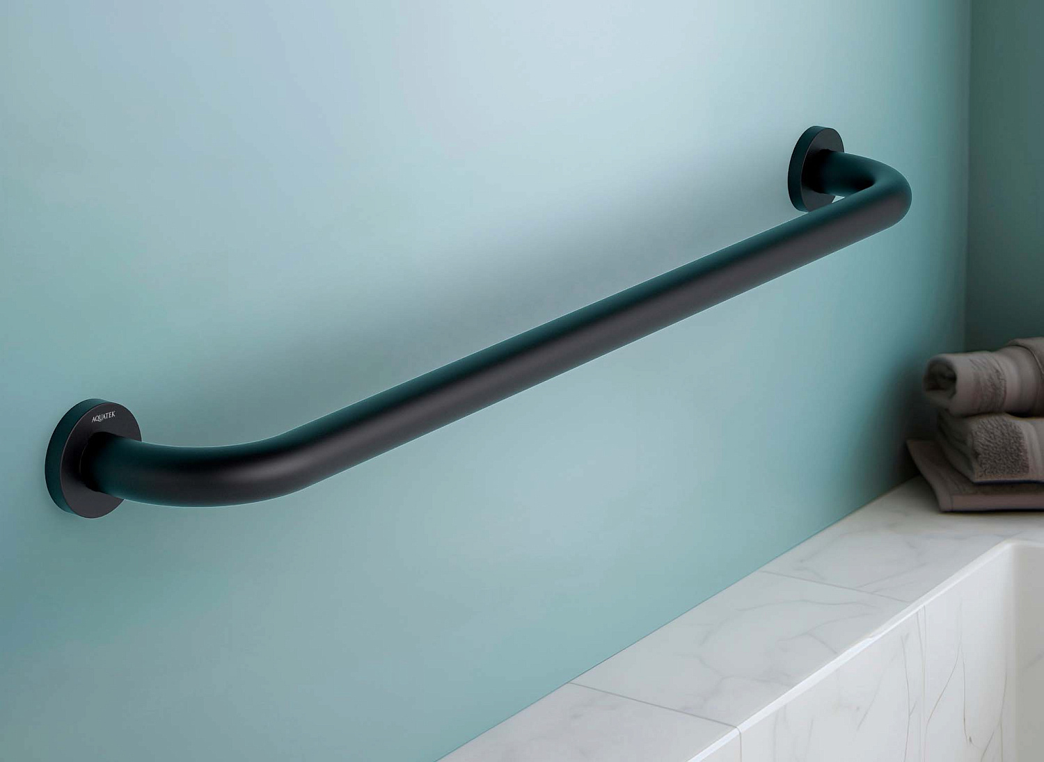 Поручень 650 мм Aquatek черный