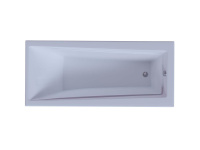 Акриловая прямоугольная ванна Aquatek Либра 70 с фронтальным экраном (слив справа), без гидромассажа, сборно-разборный сварной каркас 150 см