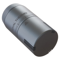 Термоголовка жидкостная Royal Thermo Design М30х15 Серебристый