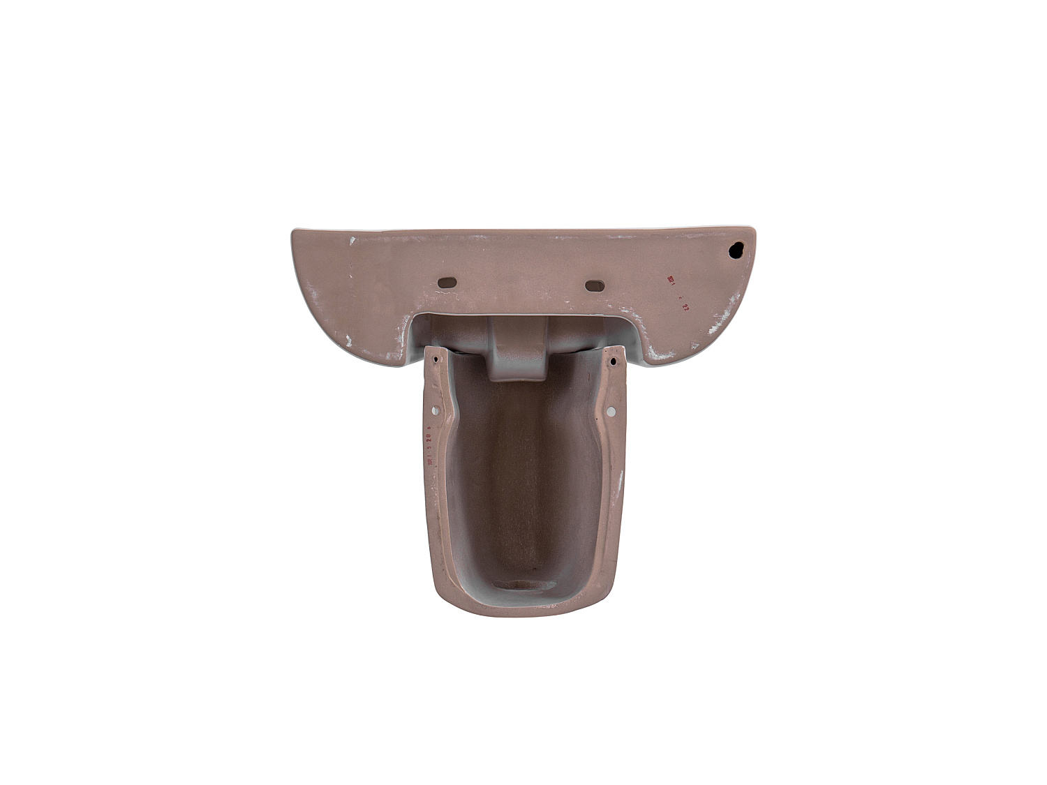 Раковина подвесная Aquatek 540*450 для установки на пьедестал белая