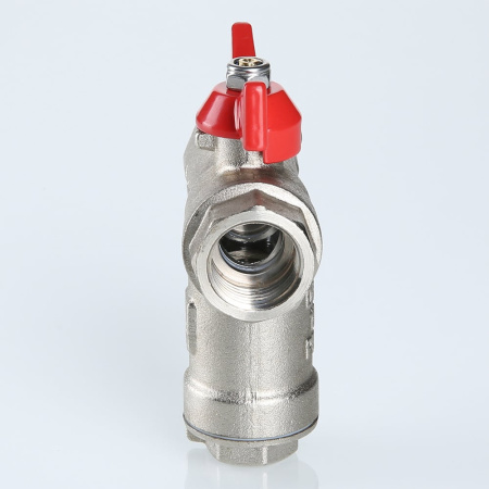 Кран шаровой Valtec со встроенным прямым фильтром 3/4"