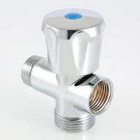 Вентиль-тройник Valtec хромированный