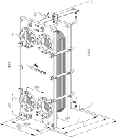 Разборный теплообменник WhiteNord SF