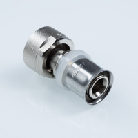 Пресс-фитинг Valtec с накидной гайкой под Евроконус 16 (2,0) мм х 3/4”