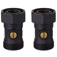 Набор нижнего подключения Royal Thermo прямой раздельный 3/4х3/4ЕК Черный