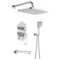 Смеситель Lemark Prizma LM3922C для ванны и душа встраиваемый