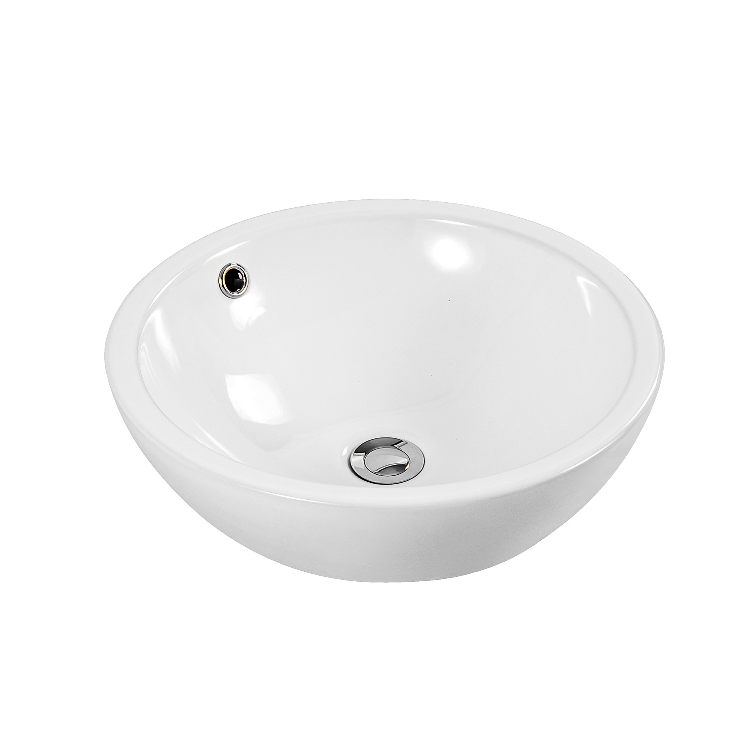 Раковина накладная Aquatek 440*440*175мм белый матовый