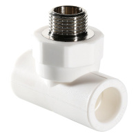 Тройник PPR Valtec с переходом на наружную резьбу 32 мм х 1/2"