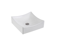 Раковина накладная Aquatek для монтажа на столешницу 400*400 мм 13  см