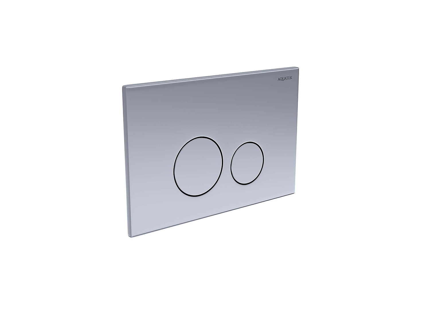 Панель смыва для инсталляции Aquatek клавиши круглые нержавеющая сталь