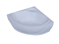 Акриловая угловая ванна Aquatek Галатея 135х135 без гидромассажа, сборно-разборный цельносварной металлический каркас