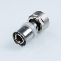 Пресс-фитинг Valtec с накидной гайкой под Евроконус 20 (2,0) мм х 3/4”