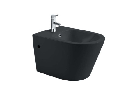 Биде подвесное Aquatek ВЕГА 530*360*330мм черный матовый