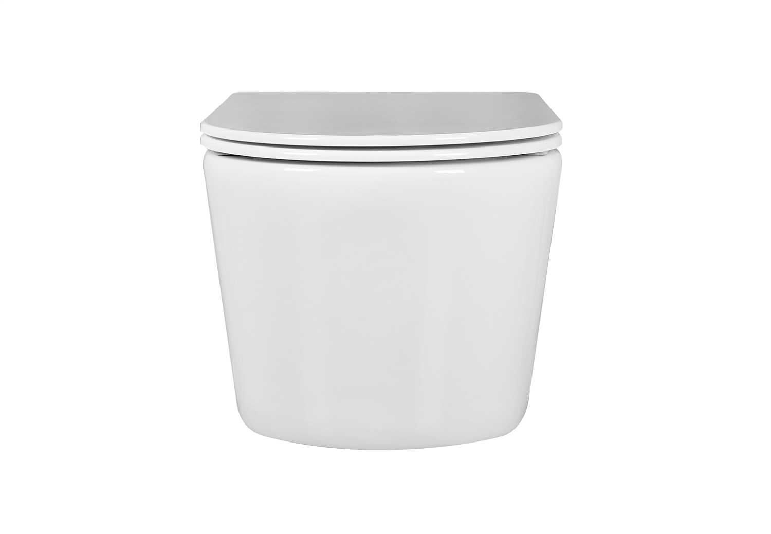 Унитаз подвесной безободковый Aquatek ОБЕРОН AQ1363W-00 531*360*344 с сиденьем Soft Close