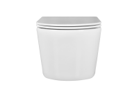 Унитаз подвесной безободковый Aquatek ОБЕРОН AQ1363W-00 531*360*344 с сиденьем Soft Close