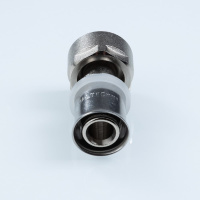 Пресс-фитинг Valtec с накидной гайкой под Евроконус 20 (2,0) мм х 3/4”