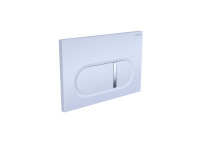 Панель смыва для инсталляции Aquatek Белая прямоугольная