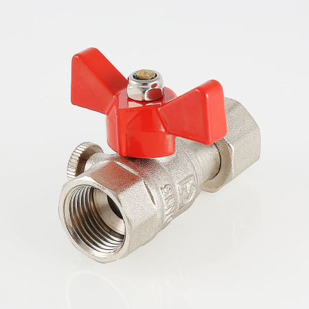 Кран шаровой Valtec для подключения манометра с внутренней резьбой 1/2" x 3/8"