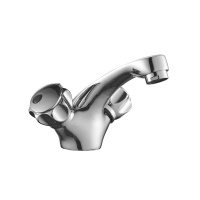 Смеситель Decoroom DR50011R двуручный для умывальника монолитный