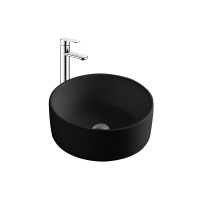 Раковина накладная Aquatek 400*400*165мм черный матовый