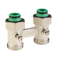 Узел нижнего подключения 3/4"x3/4" MVI прямой для двухтрубных систем шарового типа